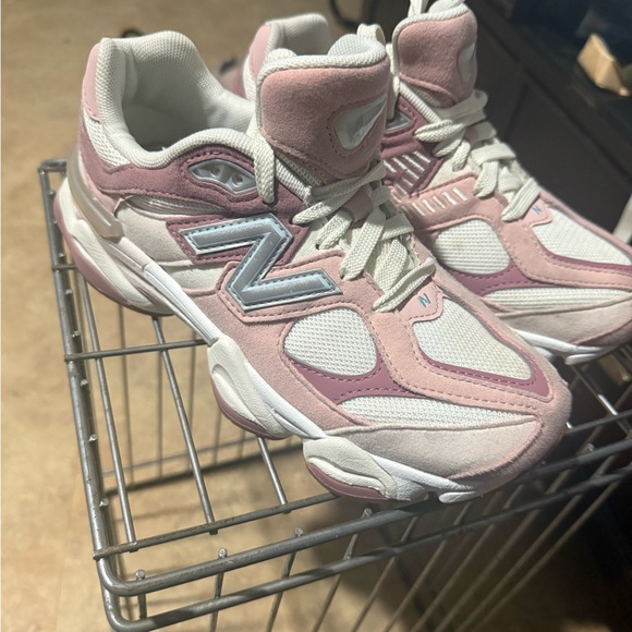 New Balance Blush and White Athletic Shoes - Picture 2 of 7